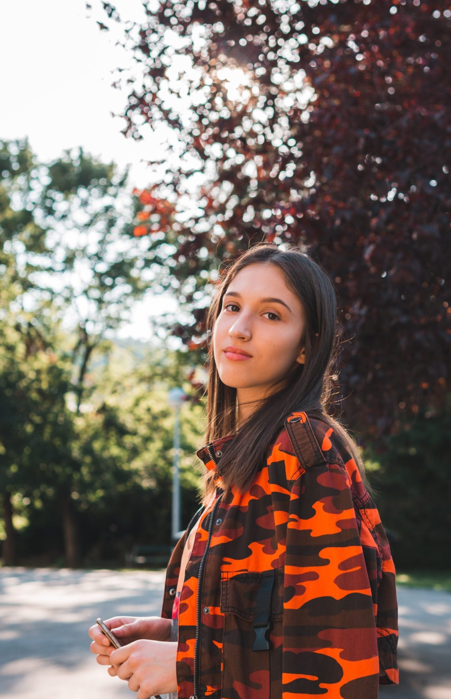 This woman is thinking about how to tell your parents you are pregnant.